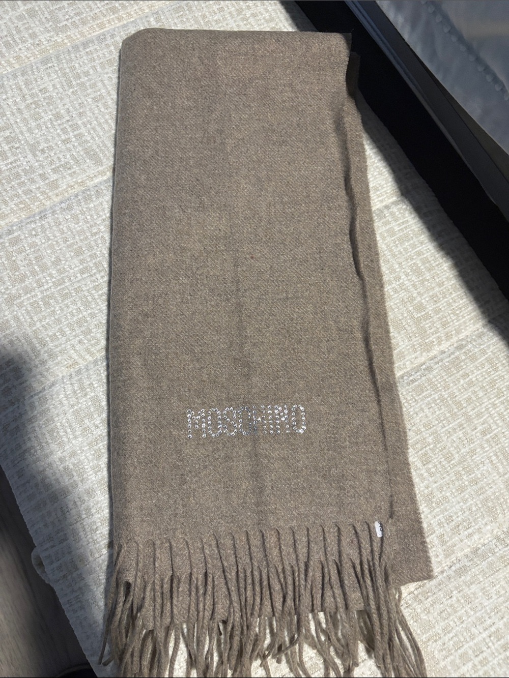 💖 MOSCHINO merino wool scarf